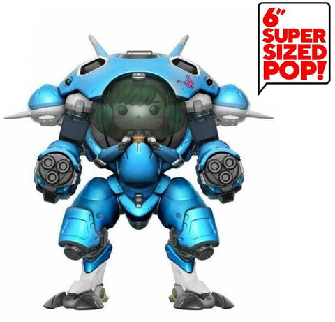 Figurine Funko Pop! N° 177 - Overwatch - Twin Pack D. Va -15 Cm Et Meka Bleu
